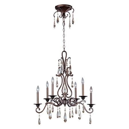 Maxim Six Light Heritage Up Chandelier 14308HR